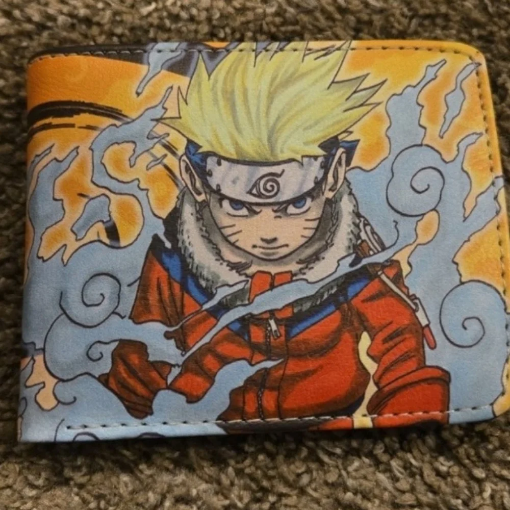 New Naruto anime manga leather wallet
